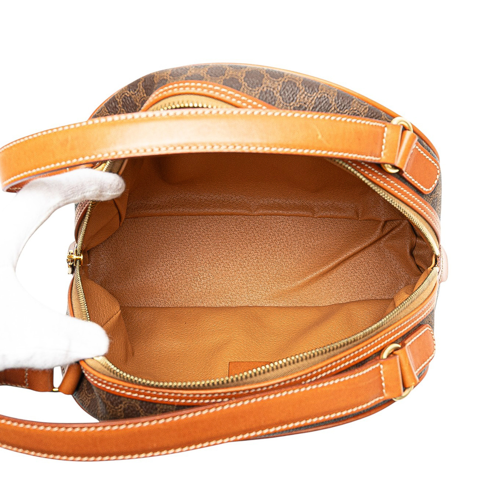Pre-Loved Celine Macadam Coated Canvas Dome Handbag - Picture 4 of 7